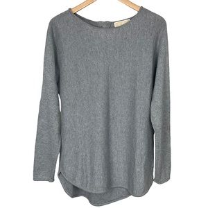 Michael Kors Long Sleeve Tunic Gray Sweater